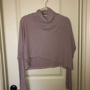 pink oversized sweater